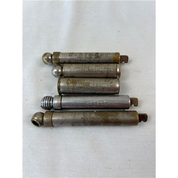 Vintage Schrader Tire Gauges