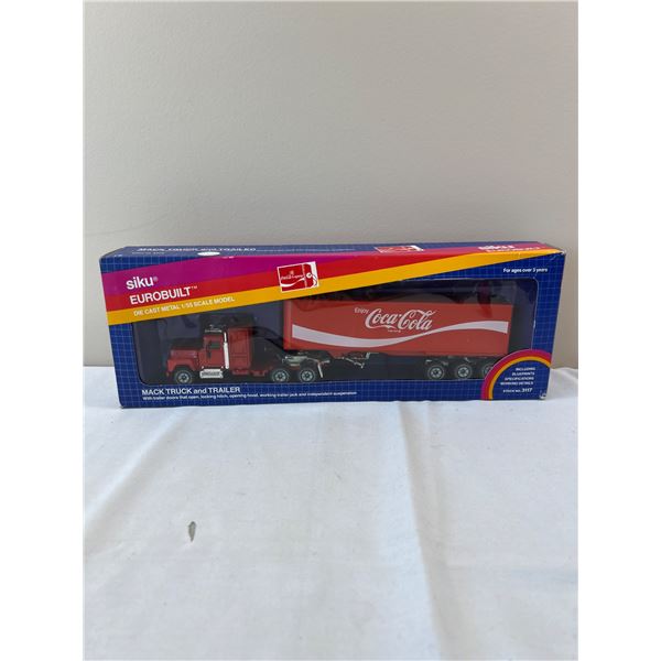 Siku Eurobuilt Coca-Cola Mack Truck & Trailer