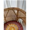Image 3 : Wicker Rattan Chair & Cushion