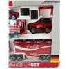 Image 3 : Coca-Cola Steel Truck Set