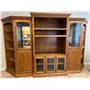 Image 1 : Three Piece Wall Unit with Interior Lighting