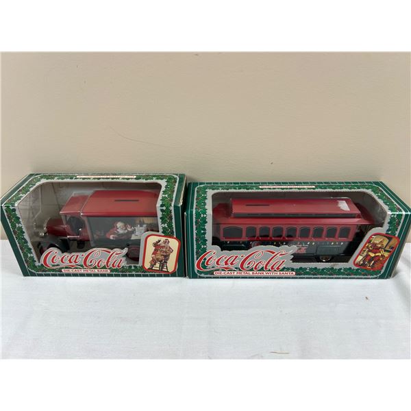 Coca Cola Die Cast Metal Banks