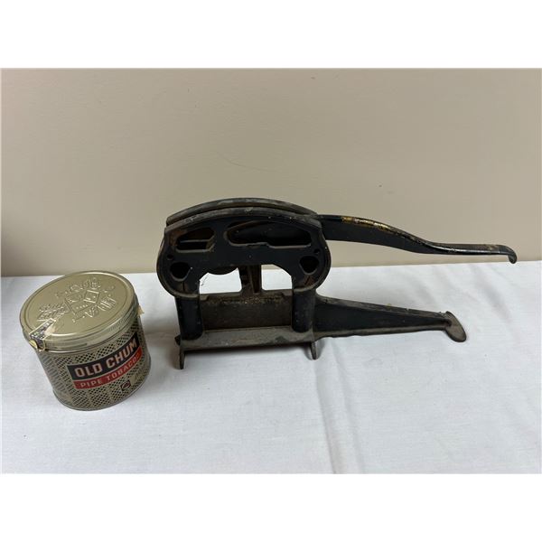 Cast Iron Tobacco Cutter
