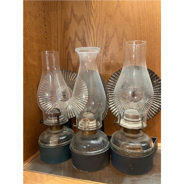 Trio of Oil Lanterns