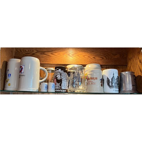 Collection of Beer Steins