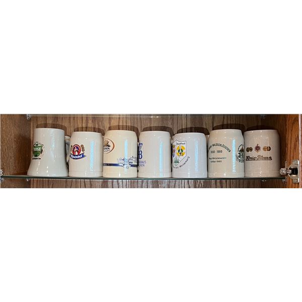 Collection of Beer Steins