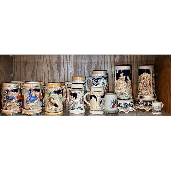Ornate Beer Steins