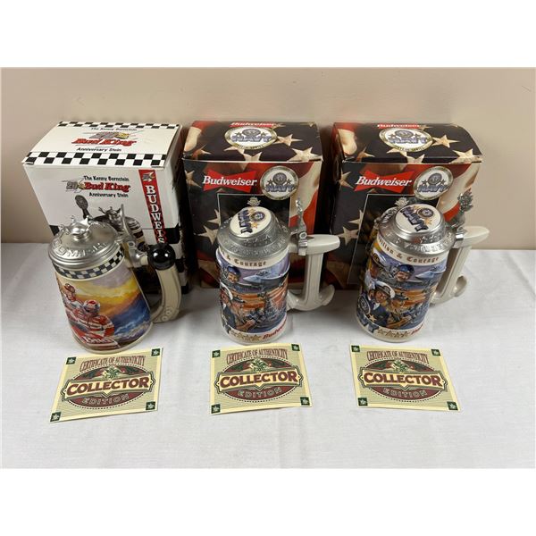 Budweiser Beer Steins