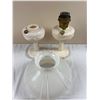 Image 1 : Vintage Glass Lamp Parts