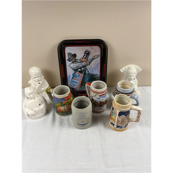 Budweiser Beer Steins