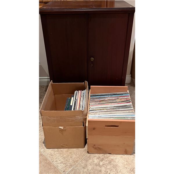 Pooley Record Cabinet