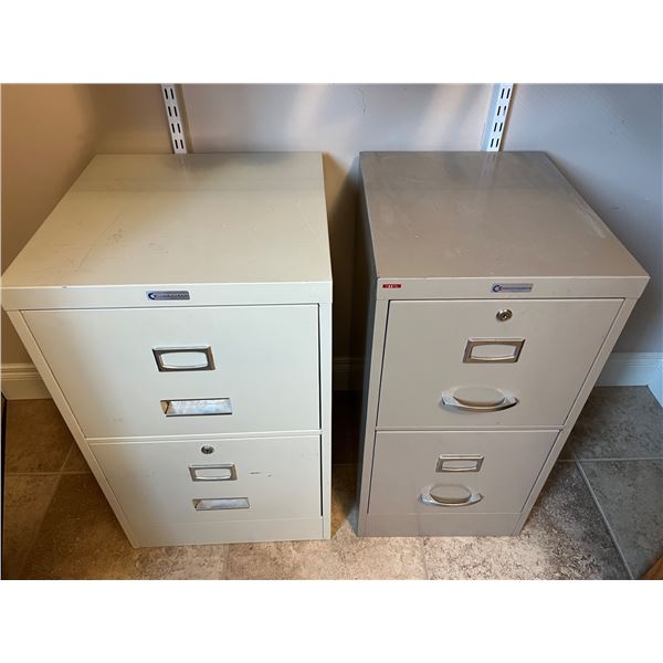 Two Drawer Commodore File Cabinets