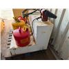 Image 6 : Delta Fuel Transfer Tank w/ Fill-Rite Pump, Hose & Gas Cans P/U Mon 2/23