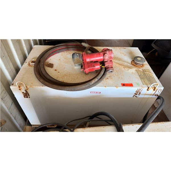 Delta Fuel Transfer Tank w/ Pump & Hose P/U Tues 2/24