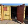 Image 2 : Yellow 20' Shipping Container & Contents: Shelves w/ Safety Equipment, SpillTech Kits, Gran-Sorb etc