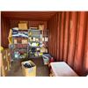 Image 6 : Yellow 20' Shipping Container & Contents: Shelves w/ Safety Equipment, SpillTech Kits, Gran-Sorb etc