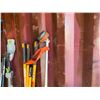 Image 18 : Multiple Landscape Tools:  String Trimmers,  EGO Charger, Compressed Gas Cylinders, Rakes, Hoes, etc