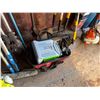Image 6 : Multiple Landscape Tools:  String Trimmers,  EGO Charger, Compressed Gas Cylinders, Rakes, Hoes, etc