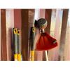 Image 9 : Multiple Landscape Tools:  String Trimmers,  EGO Charger, Compressed Gas Cylinders, Rakes, Hoes, etc
