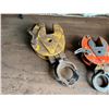 Image 2 : Qty 2 Industrial Vertical Plate Lifting Clamps, Misc Sizes & Lifting Slings