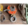 Image 4 : Qty 2 Industrial Vertical Plate Lifting Clamps, Misc Sizes & Lifting Slings