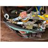 Image 2 : Contents of Pallet: 2 Ridgid Shop Vacs, Cable Pullers, Straps, etc  (Untested - As Is) P/U Mon 2/23