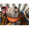 Image 5 : Contents of Pallet: 2 Ridgid Shop Vacs, Cable Pullers, Straps, etc  (Untested - As Is) P/U Mon 2/23