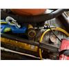 Image 9 : Contents of Pallet: 2 Ridgid Shop Vacs, Cable Pullers, Straps, etc  (Untested - As Is) P/U Mon 2/23