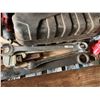 Image 4 : Contents of Pallet: Multiple Milwaukee Power Tools, Large Wrenches, Ratchets, Tool Box P/U Tues 2/24