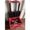 Image 1 : Milwaukee Packout Rolling Tool Box & Contents: Ryobi Circular Saw, Milwaukee Drill P/U Mon 2/23