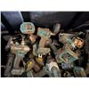 Image 8 : Black Plastic Rolling Tool Box & Contents: Multiple Makita XWT15 Impact Wrenches P/U Tues 2/24