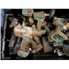 Image 9 : Black Plastic Rolling Tool Box & Contents: Multiple Makita XWT15 Impact Wrenches P/U Tues 2/24