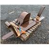 Image 1 : Contents of Pallet: Pair Pallet Forks 88"L & Machine Bucket Attachment