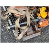 Image 9 : Contents of Pallet: Renfroe JPA Plate Clamp, Chain Hoist, Hooks, Shackles