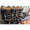 Image 1 : Multiple Stanley B2500N NeoBolt Lockbolt Tools & Chargers in Hard Cases (Untested - As Is)