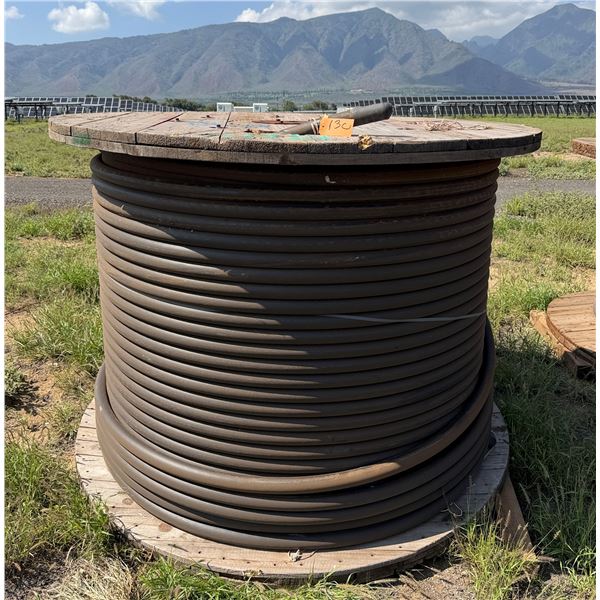 Large Partial Spool AL 420.0 Mils TR-XLPE 500 kcmil Cable