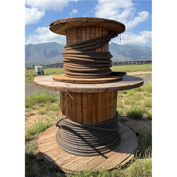 Qty 2 Partial Spools  Misc Cable