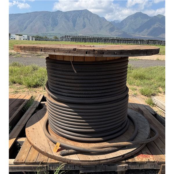 Large Partial Spool MV105 AL 420.0 Mils TR-XLPE 35 KV Cable