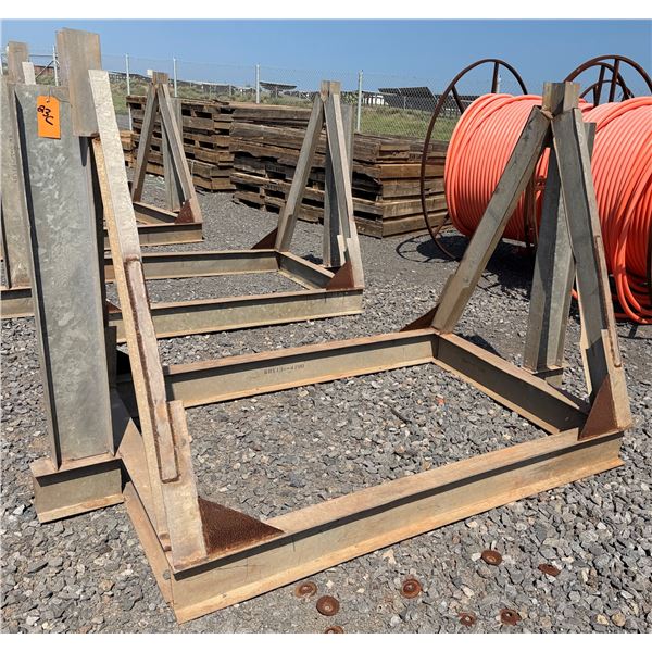 Metal A-frame Cable Reel Stand 88" x 61" x 66"H