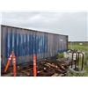 Image 13 : Blue 40' Shipping Container (contents & outside items not included) P/U Thurs-Fri 2/26-27