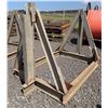 Image 1 : Metal A-frame Cable Reel Stand 88" x 61" x 66"H