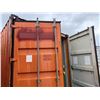 Image 15 : Orange 40' Shipping Container (contents not included) P/U Thurs-Fri 2/26-27