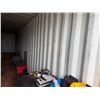 Image 5 : Orange 40' Shipping Container (contents not included) P/U Thurs-Fri 2/26-27