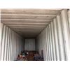 Image 6 : Orange 40' Shipping Container (contents not included) P/U Thurs-Fri 2/26-27