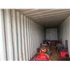 Image 7 : Orange 40' Shipping Container (contents not included) P/U Thurs-Fri 2/26-27