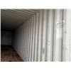 Image 11 : Red 40' High Cube Shipping Container (has leaks)