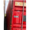 Image 21 : Red 40' High Cube Shipping Container (has leaks)