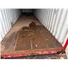 Image 6 : Red 40' High Cube Shipping Container (has leaks)