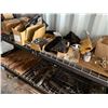 Image 13 : Red 40' Shipping Container & Contents:  Work Shop w/ Table, Tools, Shelves, Hardware, Cords, etc