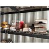 Image 14 : Red 40' Shipping Container & Contents:  Work Shop w/ Table, Tools, Shelves, Hardware, Cords, etc